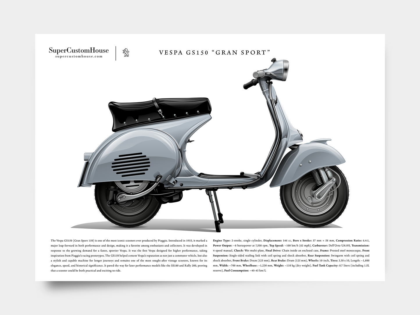 Vespa GS150 "Gran Sport"