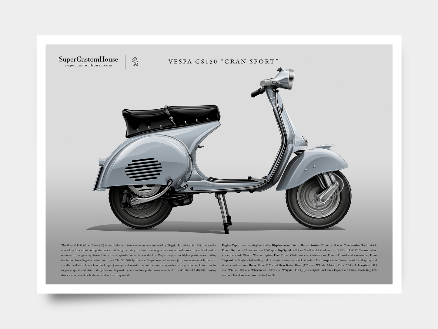 Vespa GS150 "Gran Sport"
