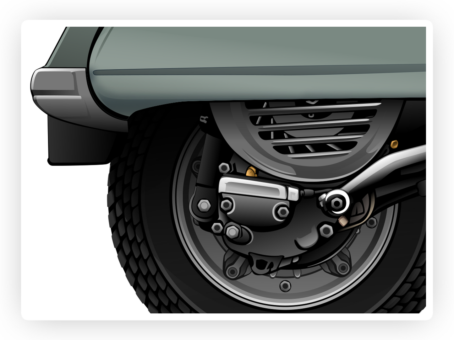 Vespa P Series - P200E