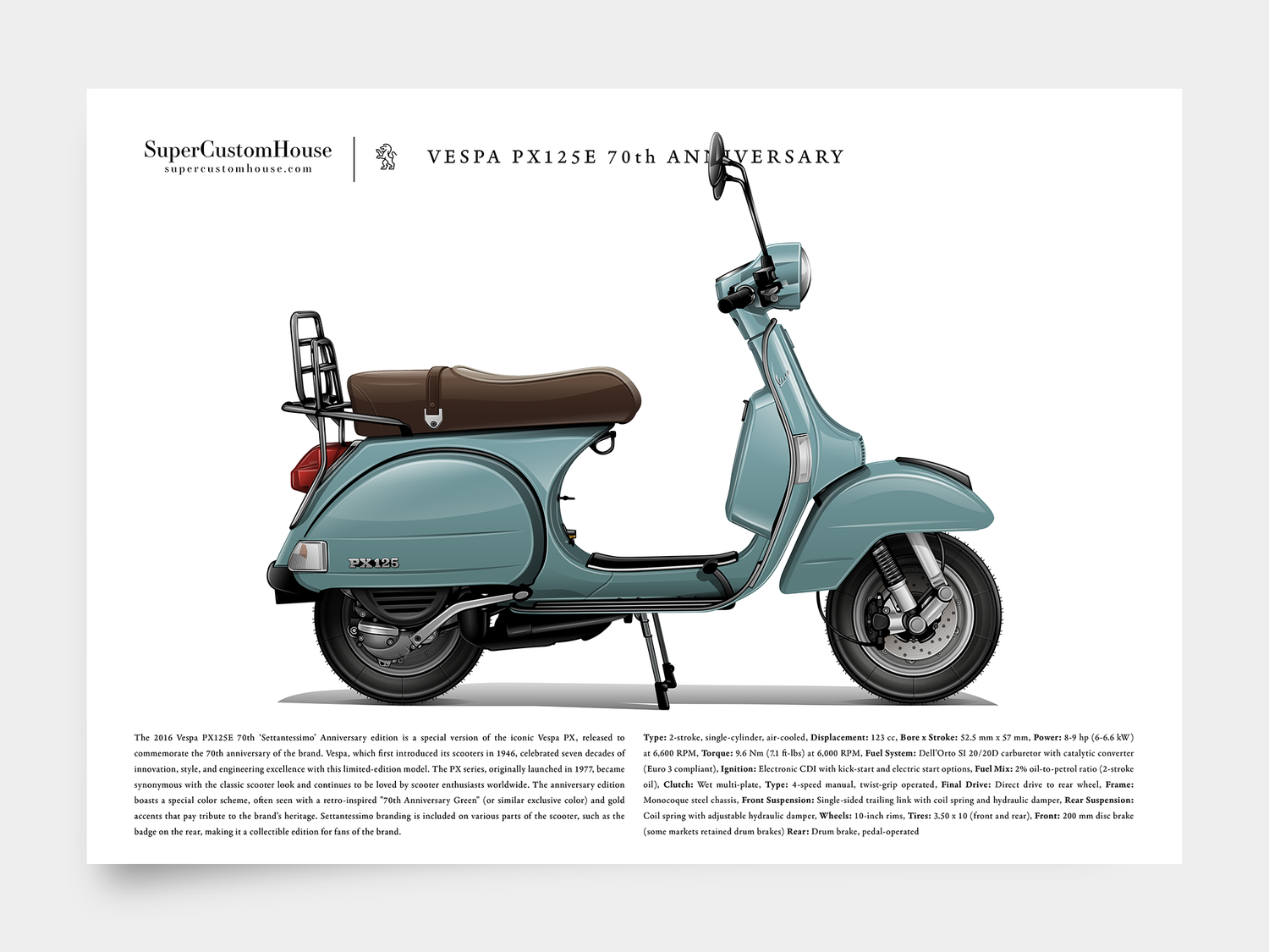 Vespa PX 125 - 70 Years Anniversary