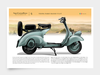 Vespa 125 V32T "Faro Basso"