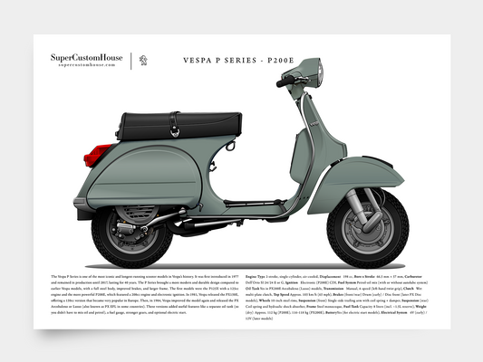 Vespa P Series - P200E