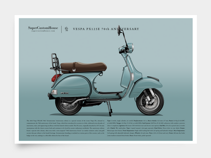 Vespa PX125e 70th Anniversary