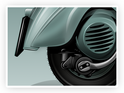Vespa 125 V32T "Faro Basso"