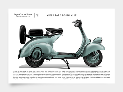 Vespa 125 V32T "Faro Basso"